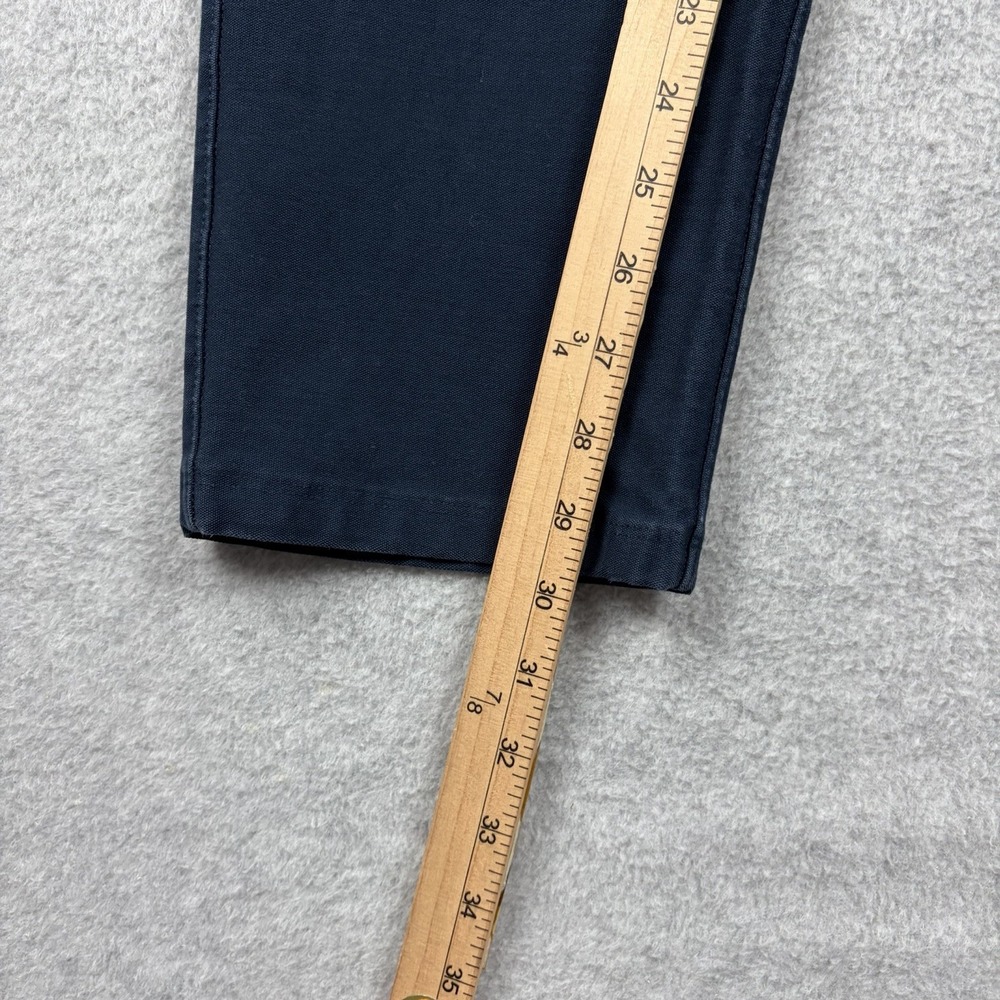 Lululemon Utilitech Canvas Pants Mens Small Navy Blue Bowline Stretch Tapered - Picture 10 of 11